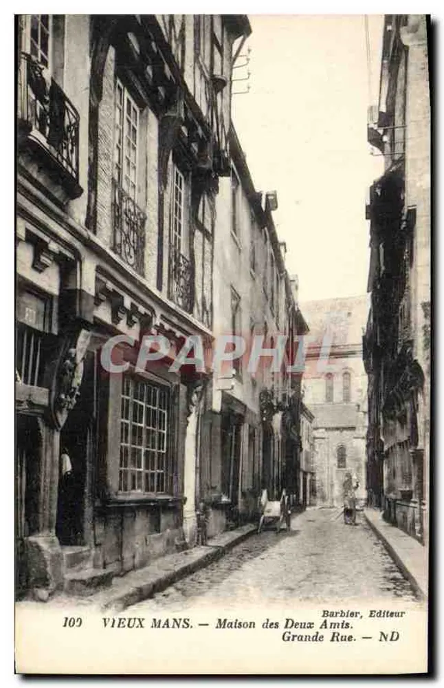 ALTES MANS — Haus der Zwei Freunde — Barbier, Verlag - Vorderseite