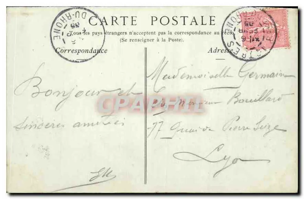 AIGUES-MORTES — Die Mauern, südliche Seite — Collections ND. Phot. - Rückseite