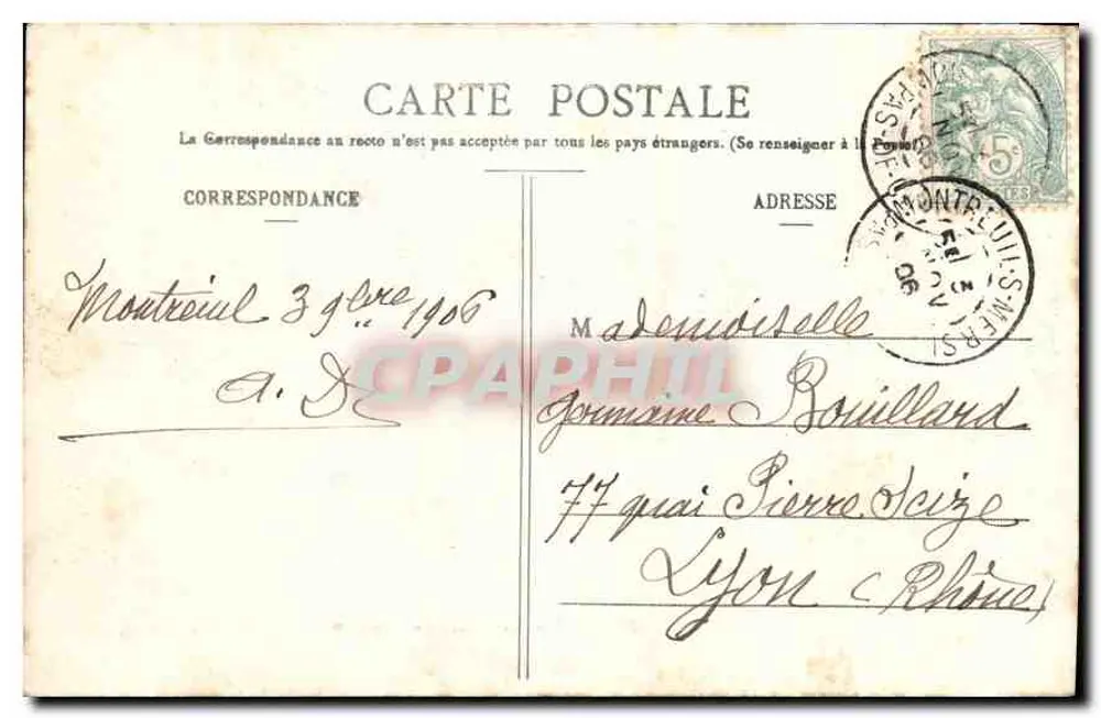 Montreuil-sur-Mer — Die Mauern — Lib. Fontaine-Segret - Rückseite