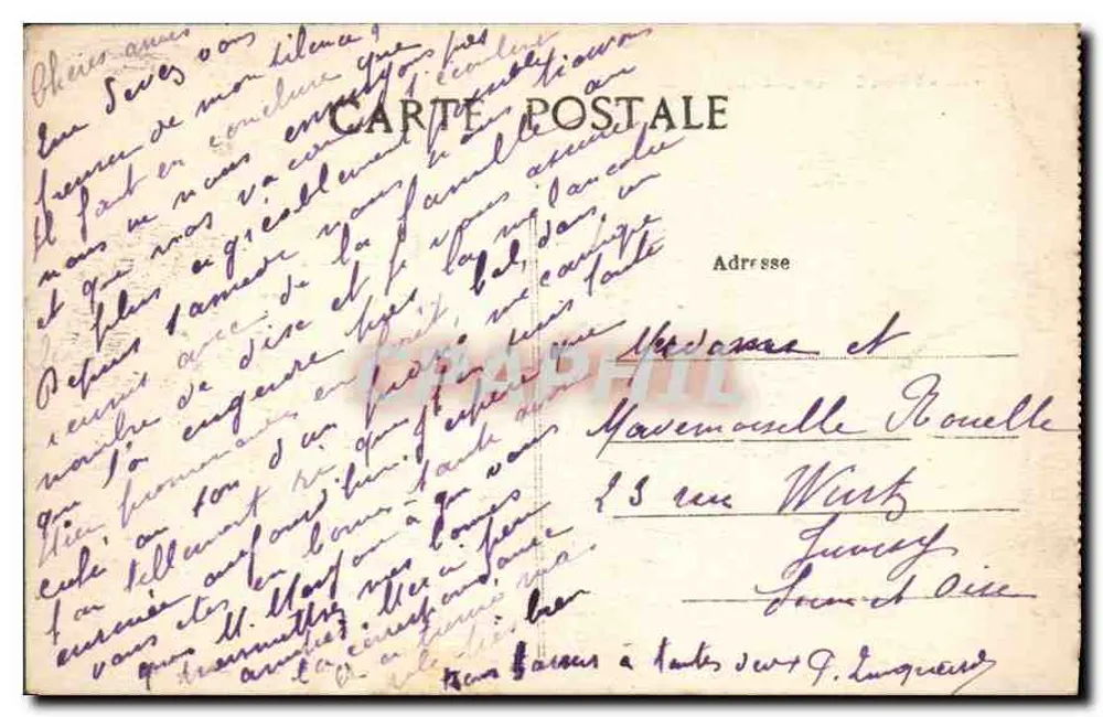 Amboise — O Castelo — editor desconhecido, n.º 106 - Verso