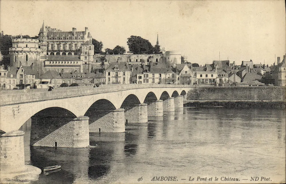 Amboise — O Ponte e o Castelo — ND Pboi, n°46 - Frente