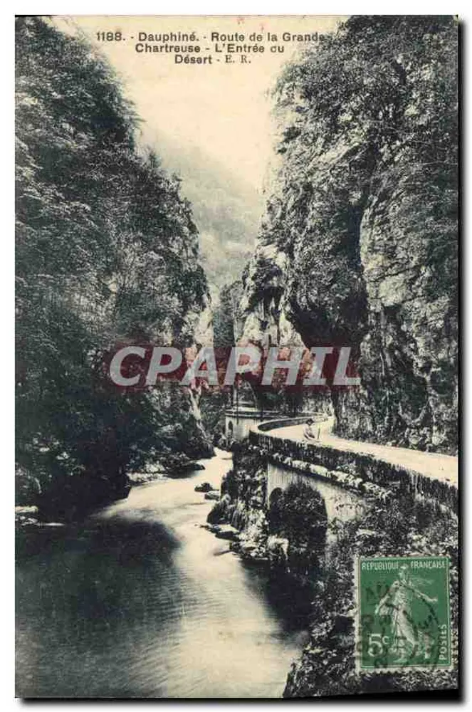 Dauphiné - Route de la Grande Chartreuse - L'Entrée du Désert - E.R. - n°1188 - Vorderseite