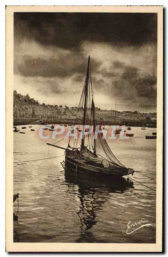 Granville — Após a tempestade — Edição A. Bernard, Granville, n° 636 - Frente