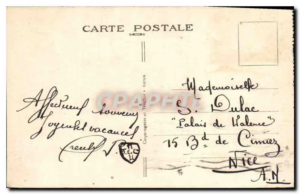 Autun-Antique — Tour des prisonniers, XIIe siècle, faisait partie du château de Rivault - Verso