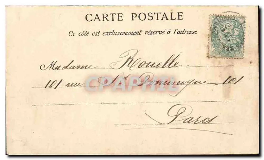 Villers-sur-Mer — A Praia — J. Bréchet, editor Caen, n° 288 - Verso