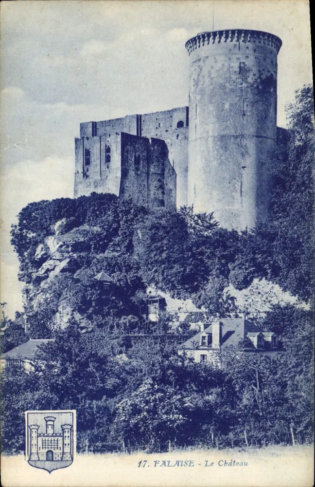 Falaise - Zamek — wydawca: Karta pocztowa, Drukarnia Edil. Notaris, Nantes — nr 17 - Awers