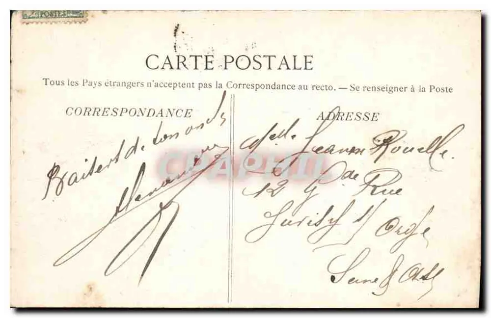 LANGEAIS — Vista Geral do Castelo — C. L. C. - Verso