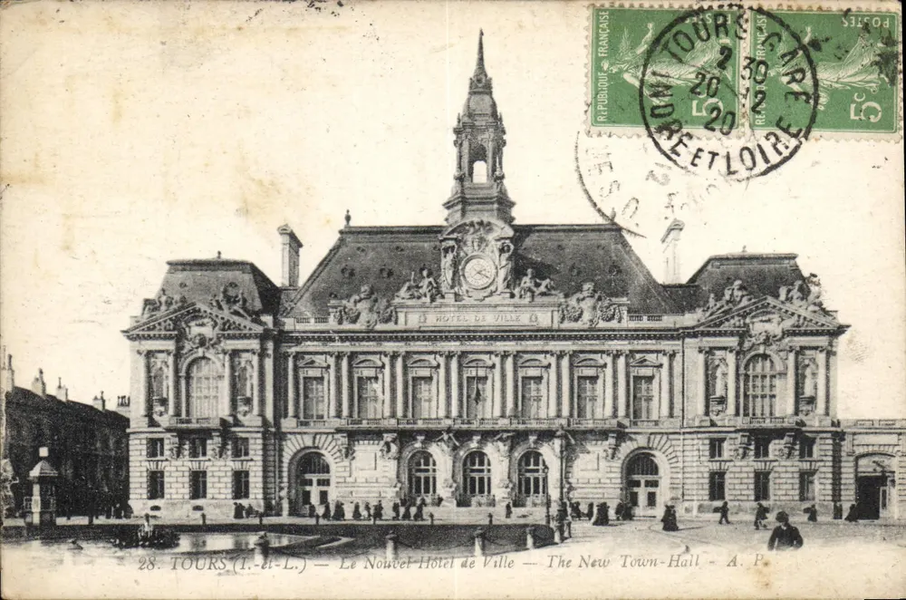 Tours (T.-et-L.) — Das Neue Rathaus — A.P. - Vorderseite