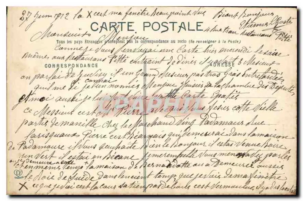 Pau - La Maison de Bernadotte — Les Basses-Pyrénées, n°689 - Verso