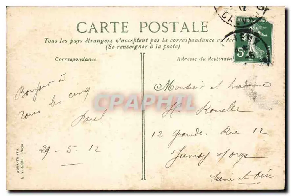 Lisieux. La Touves au Comprancé — Editor Lisieux, n°10 - Verso