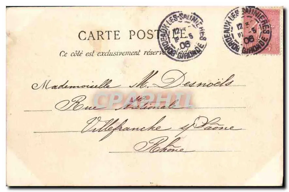 Bordeaux — Port — M. D. Edit. n°49 - Rewers