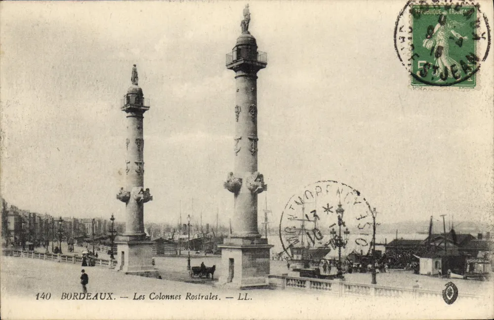Bordeaux — As Colunas Rostrais — LL. - Frente