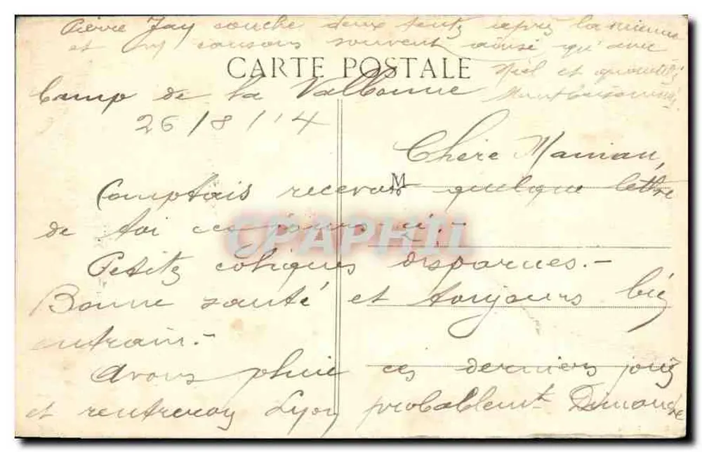 Camp de La Valbonne — Abreise zur Suppe — Graphitha - Rückseite