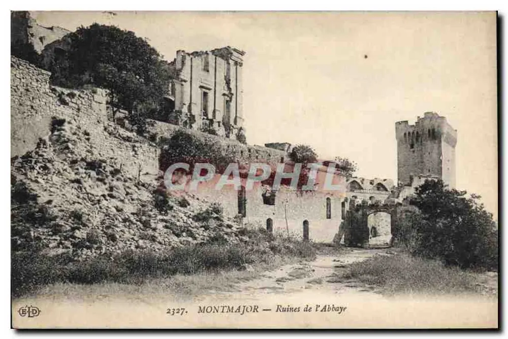 Montmajour — Ruínas da Abadia — Editor E.P.D. n° 2327 - Frente