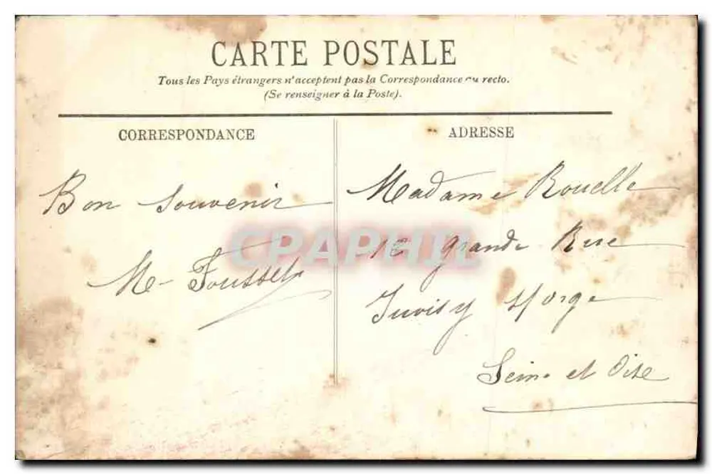Marseille — O Castelo de If — LL. - Verso