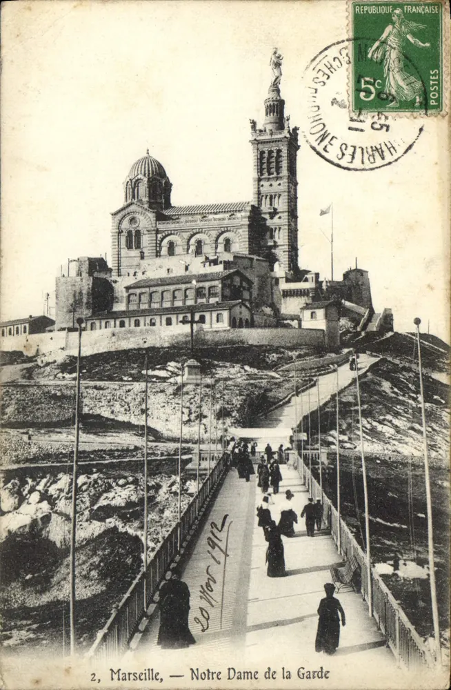 Marselha — Nossa Senhora da Guarda — editor desconhecido, n°2 - Frente