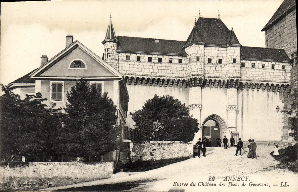 Eingang zum Schloss der Herren von Genevois — Annecy — LL. n°22 - Vorderseite