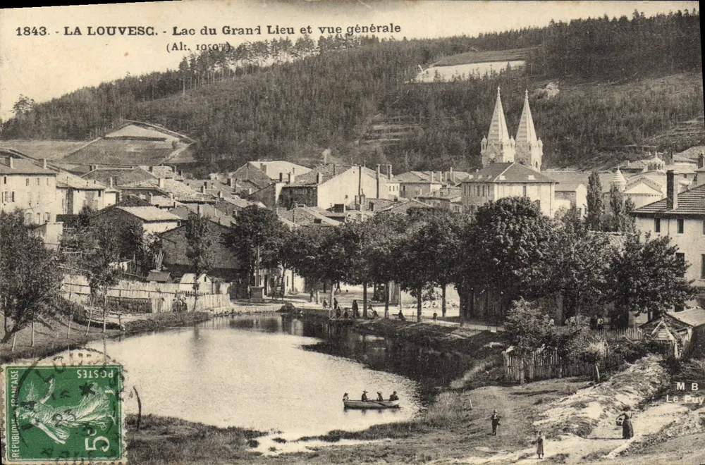 La Louvesc - See Grand Lieu und allgemeiner Blick — Le Fuy, Verlag - Vorderseite