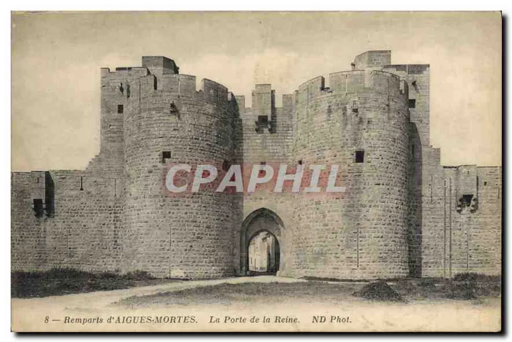 Wälle von AIGUES-MORTES — Die Königinstür — ND Phot. - Vorderseite
