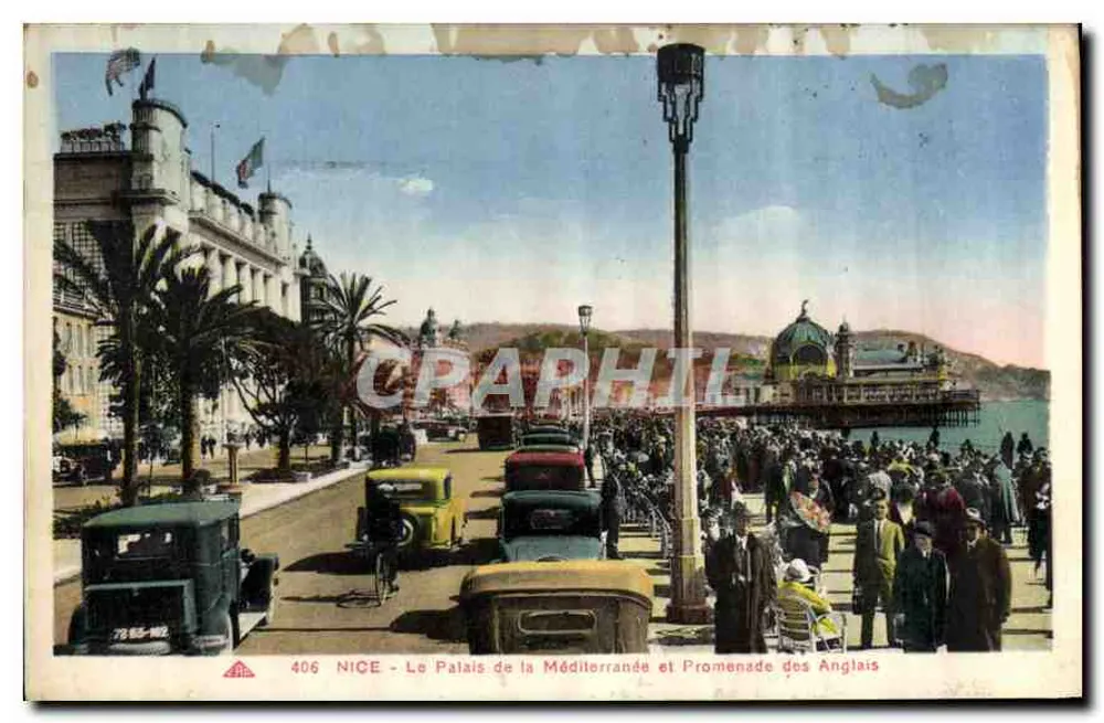 Nice - Das Palais der Mittelmeerküste und Promenade des Anglais — n°406 - Vorderseite