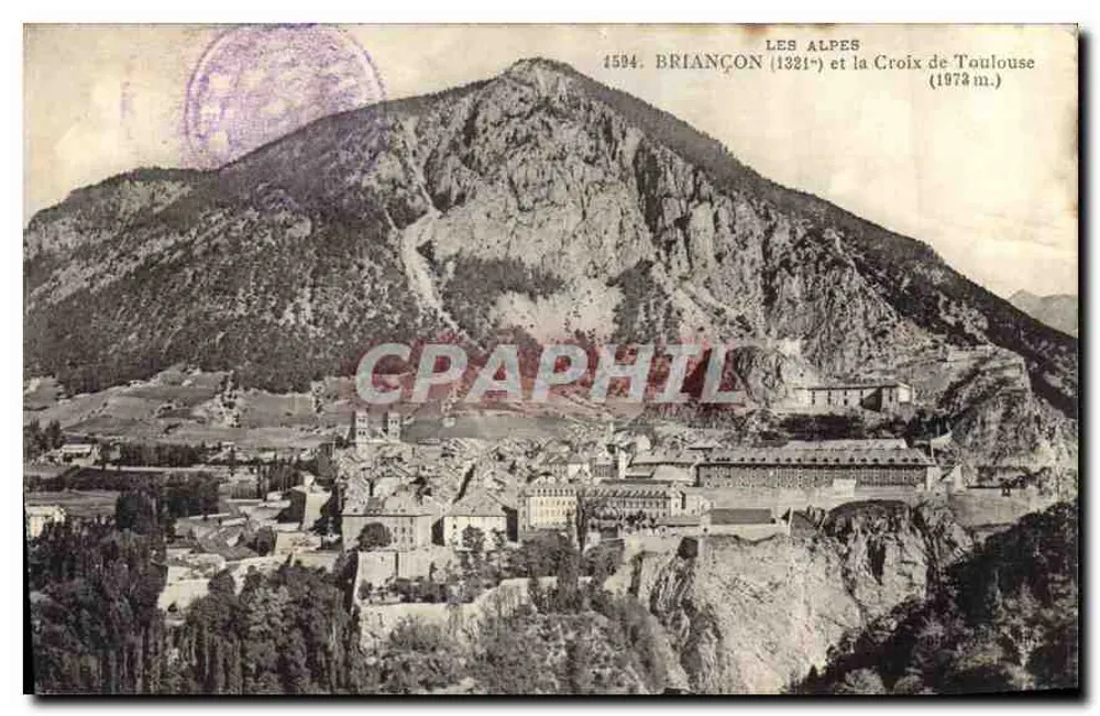 Briancón e a Cruz de Toulouse — Os Alpes — editor não visível - Frente