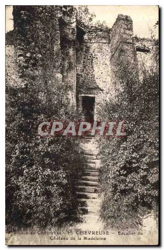 Chevreuse - Kasteel van de Madeleine - Trap - Voorkant