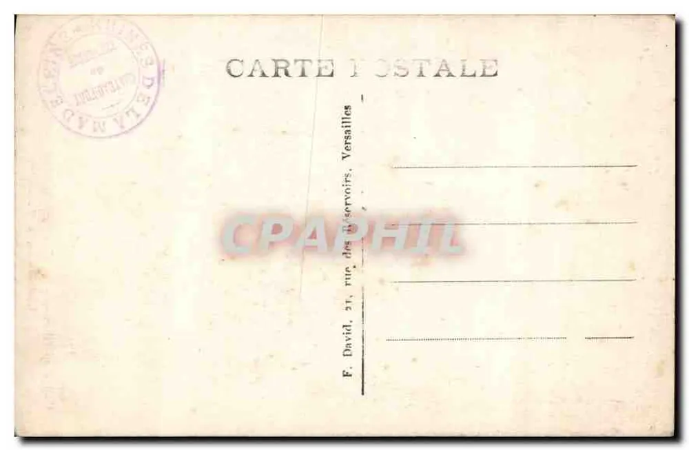 Chevreuse - Kasteel van de Madeleine - Trap - Achterkant