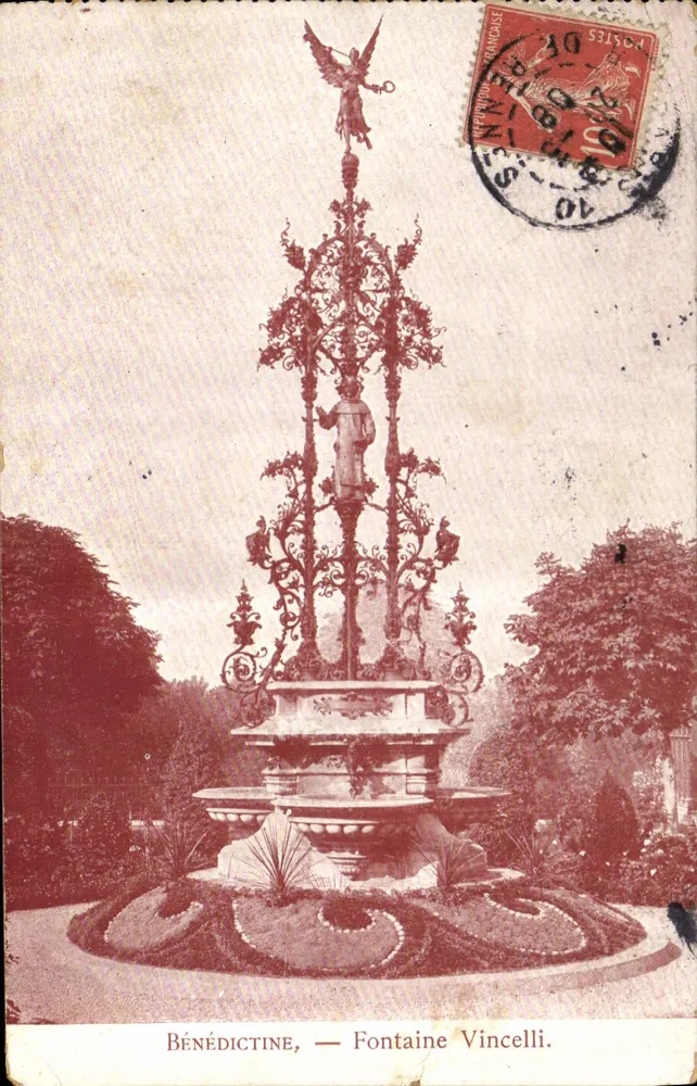 Bénédictine — Fontaine Vincelli — editor não visível - Frente