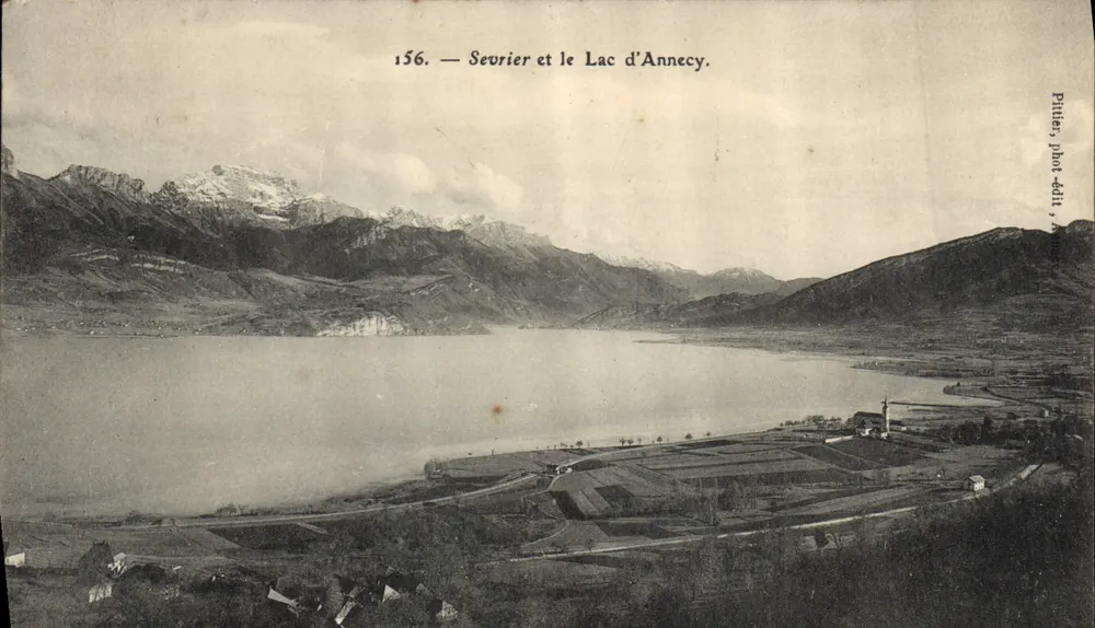 Sevrier e o Lago d'Annecy — Pittier fot.-edit. - Frente