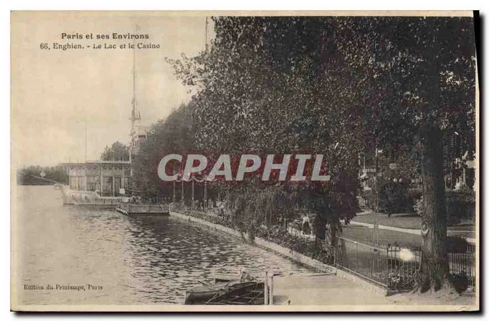 Enghien - Der See und das Casino — Édition du Pristompe, Paris - Vorderseite