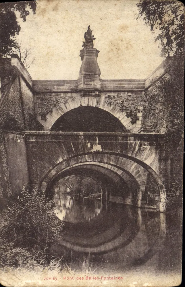 Juvivisy - Brücke der Schönen Quellen — Verlag Similbromure, Nr. 15 - Vorderseite