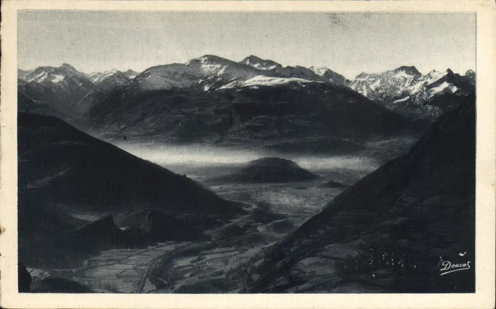 Vale do Argelès — Vista das Pirineus — Doucelet - Frente
