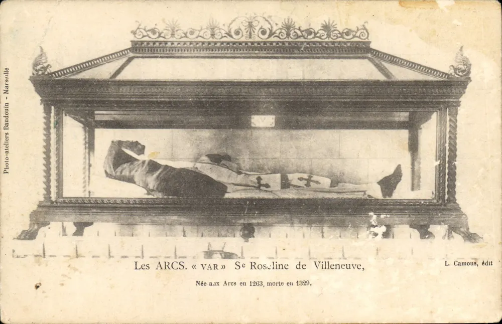 Les ARCS. « VAR » Se Roseline de Villeneuve — Geboren in Les Arcs im Jahr 1263, gestorben 1329. — L. Camous, Verleger - Vorderseite