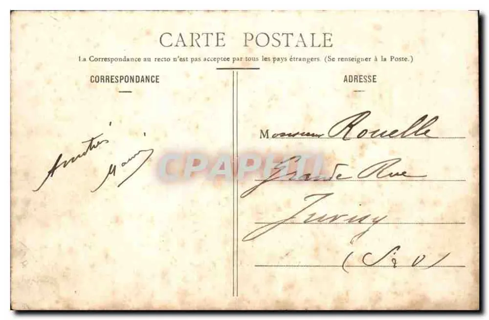 Versailles - Avenida de Paris — Mme Moreau, editora, Versailles - Verso