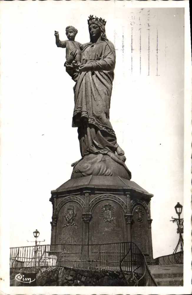 Statue der Notre-Dame de France — Le Puy (Haute-Loire) — Verleger Cim - Vorderseite