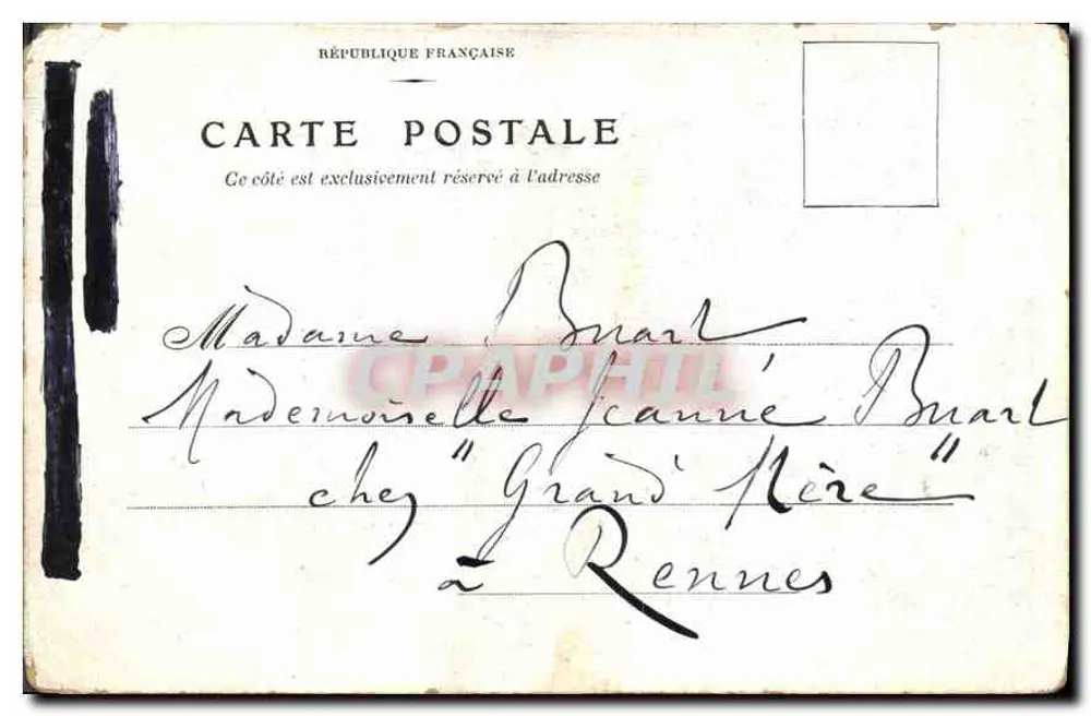 Le retour au pays — scène de ferme — éditeur GRUN (M.) - Verso