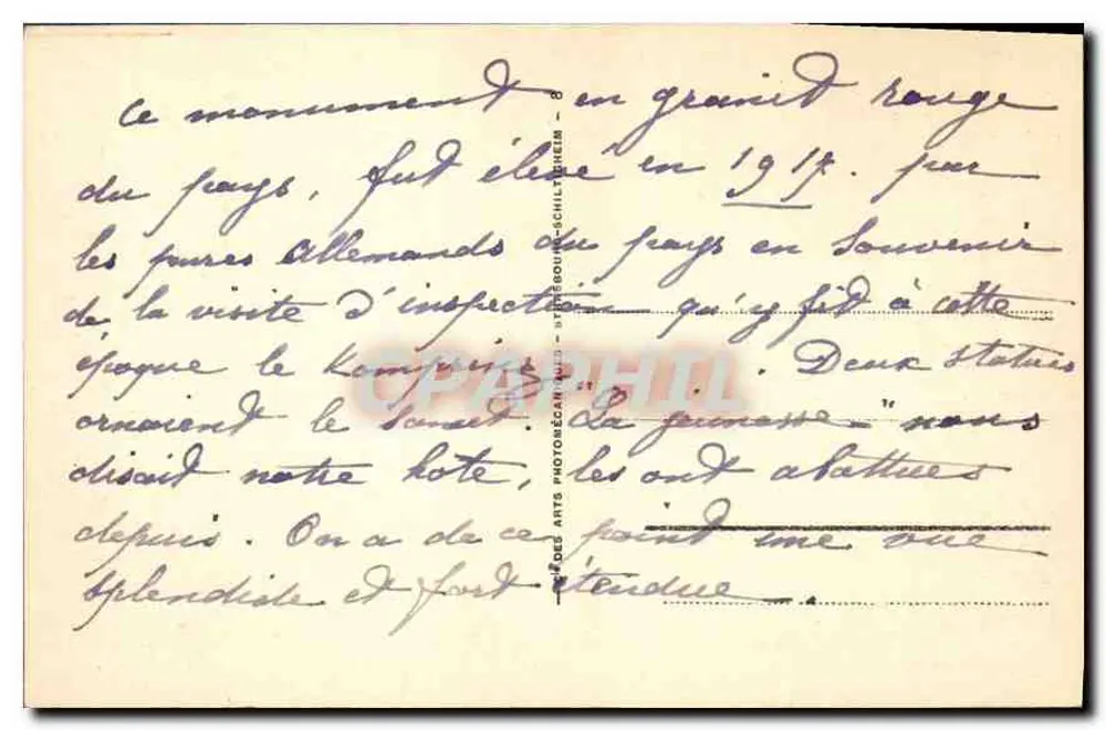 ऑब्यूर — बेलवेडर — एडीटर ए.आर., संख्या 27 - पीछे