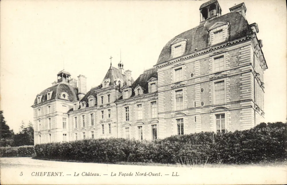 Cheverny — Das Schloss — Die Nordwestfassade — LL. - Vorderseite