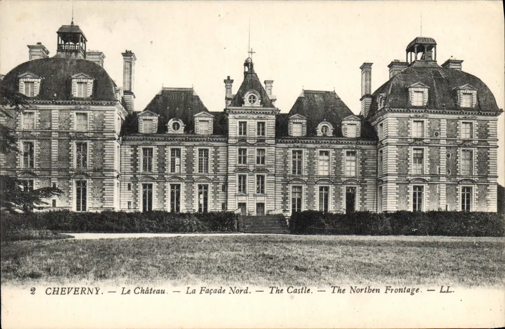 Cheverny — Il Castello — La Facciata Nord — LL. - Recto