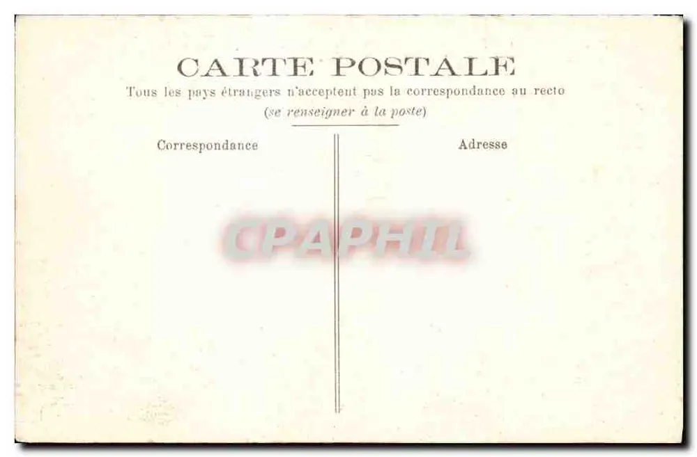 Chaumont (Loir-et-Cher) — El Castillo, fachada principal — Grand Bazar Tours - Reverso