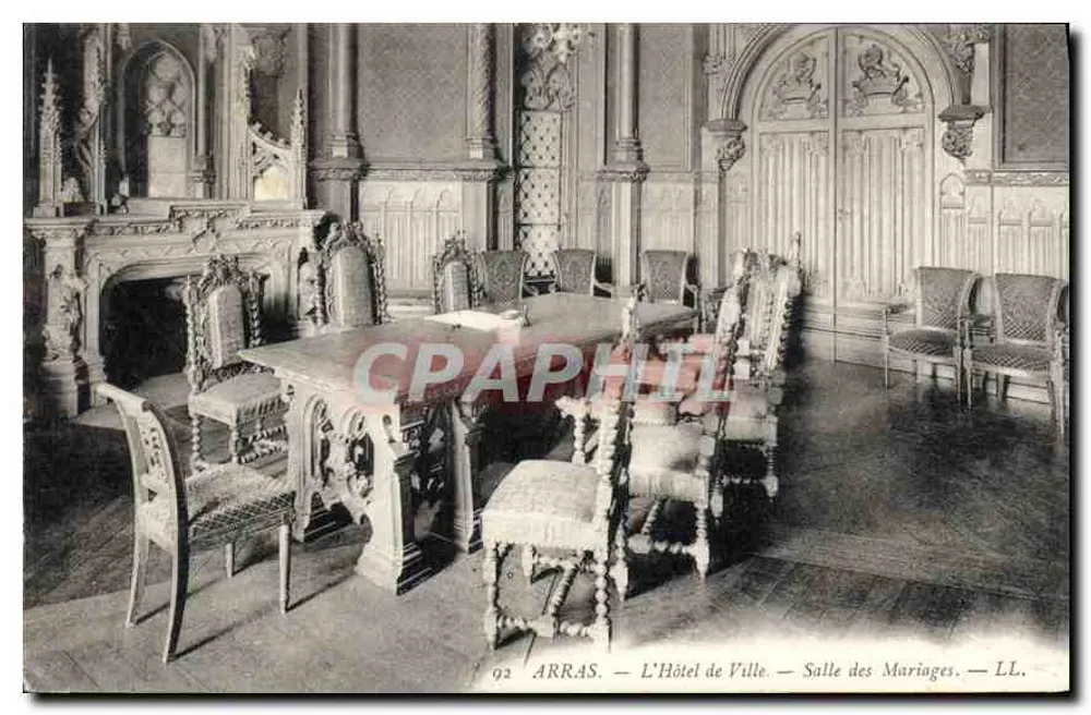 Arras — Das Rathaus — Trauzimmer — LL. - Vorderseite