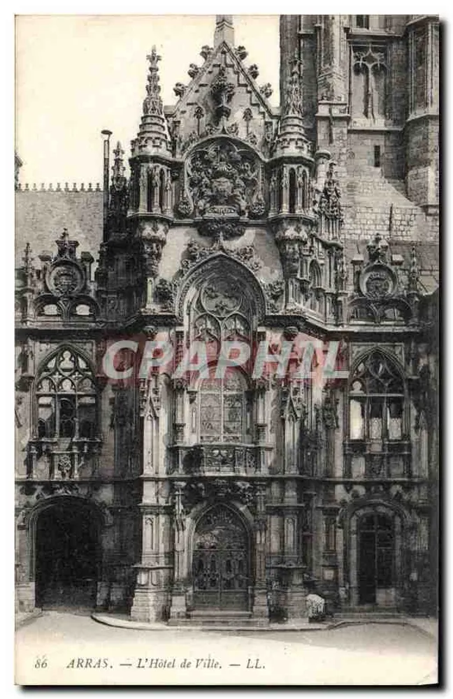 Arras — O Hotel de Ville — LL. n° 86 - Frente