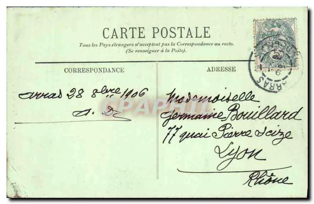 Arras — O Hotel de Ville — LL. — n°13 - Verso