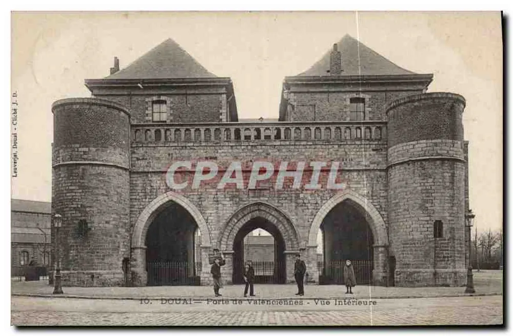Douai — Tor von Valenciennes — Innenansicht — Lauevret, Douai — Foto von J. D. - Vorderseite