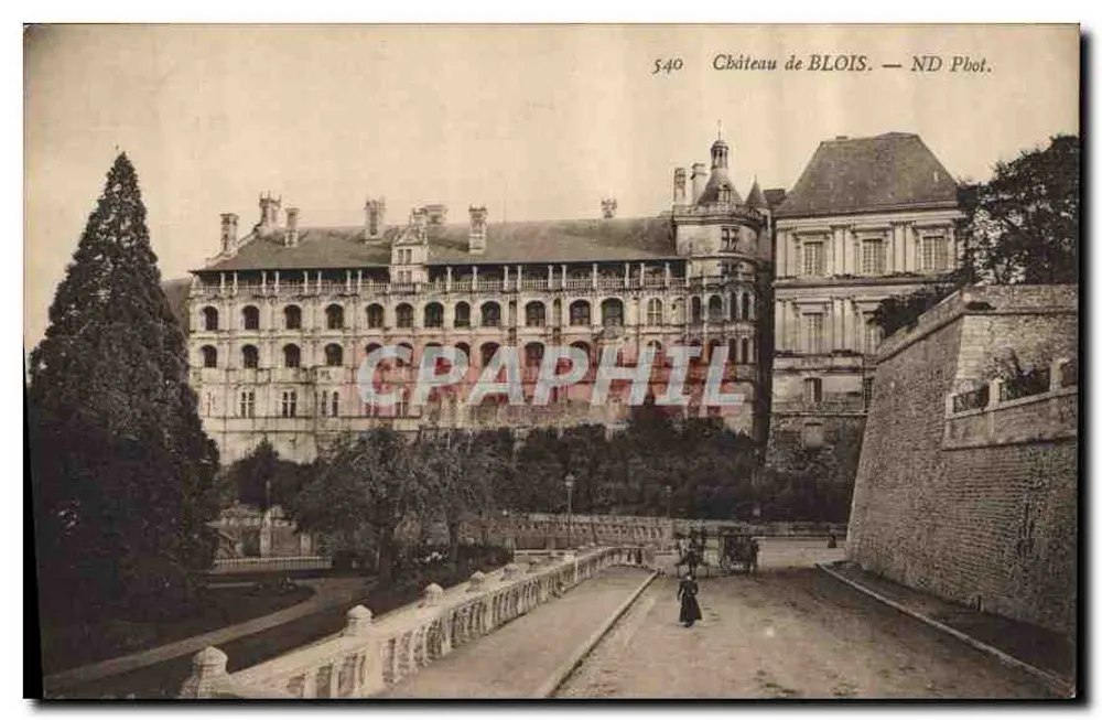 Castelo de BLOIS — ND Pbot. — N° 540 - Frente