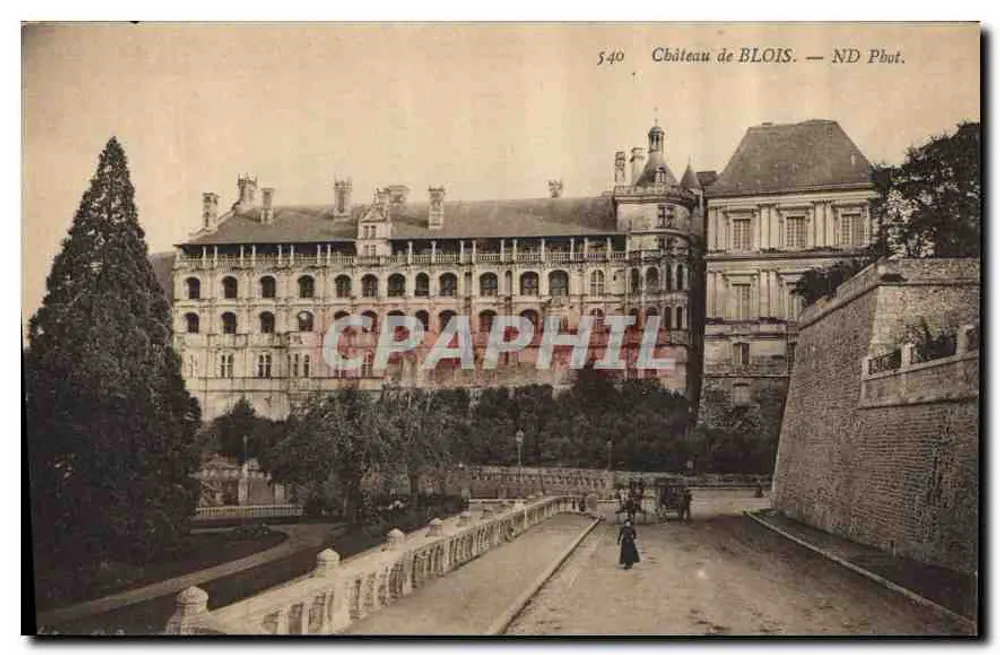 Castelo de BLOIS — ND Pbut. — editor ND Pbut, n° 540 - Frente