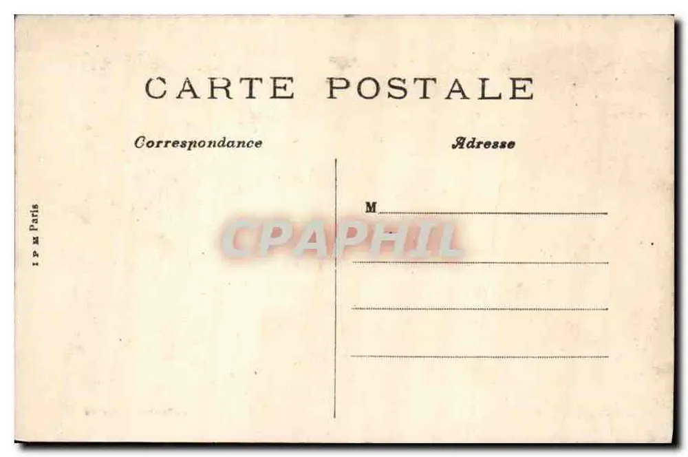 Châteaurenault — Facha Oriental das Ruínas do Castelo após o incêndio do 5 de fevereiro de 1907 e Torre de Carament, construída por Foulques Nerra em 1150 — Coleção Brindeau - Verso
