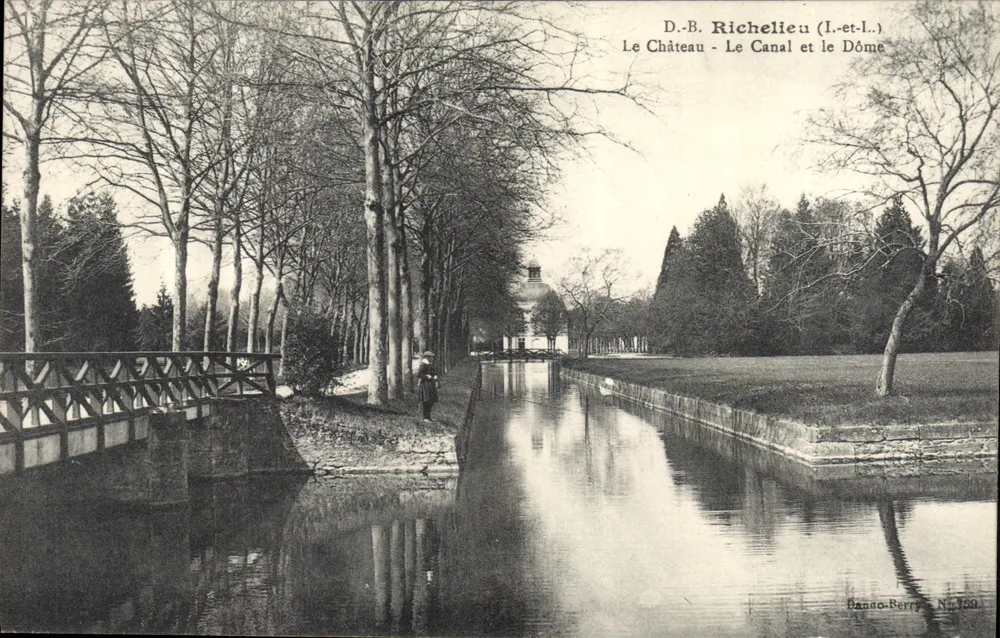Das Schloss - Der Kanal und der Dom — D.B. Richelieu (I.-et-L.) — Bando-Berry N° 169 - Vorderseite
