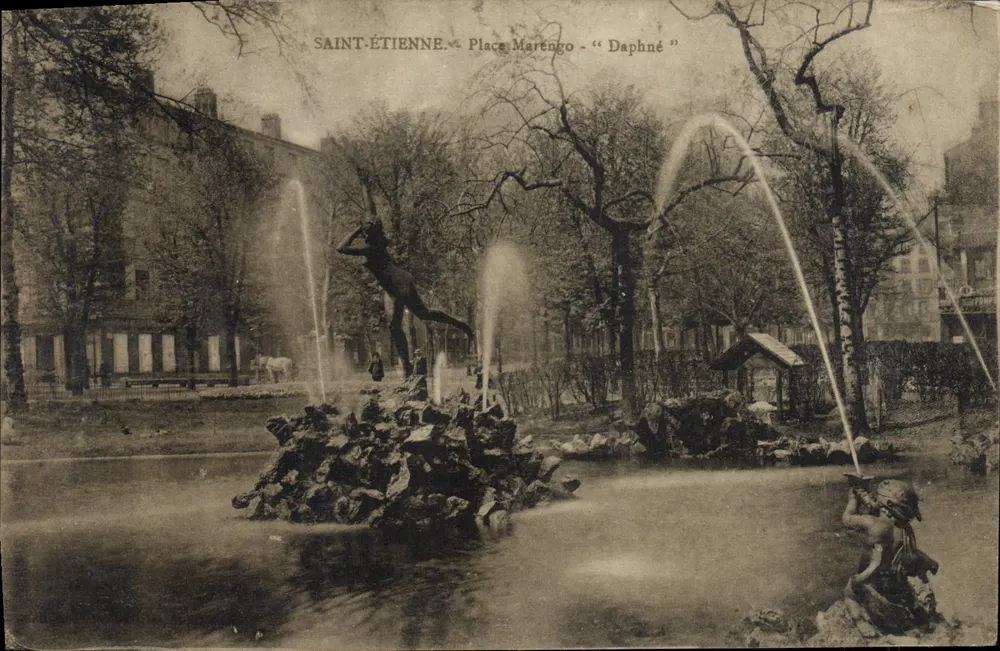 Saint-Étienne - Place Marengo - « Daphné » - Frente