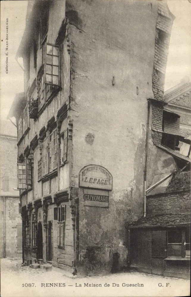 Rennes — A Casa de Du Guesclin — G. F. n°1087 - Frente